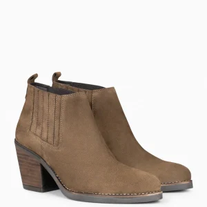 Botines De Mujer<miMaO Alabama - Botines Cowboy De Mujer Taupe