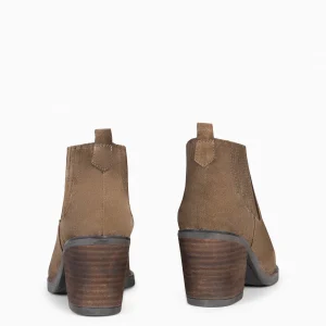 Botines De Mujer<miMaO Alabama - Botines Cowboy De Mujer Taupe