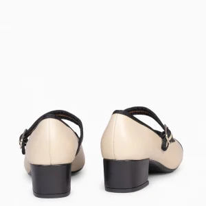 Mocasines Y Blucher<miMaO Alice - Merceditas De Tacón Beige