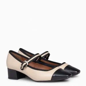 Mocasines Y Blucher<miMaO Alice - Merceditas De Tacón Beige