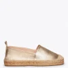 Esparto Y Alpargatas<miMaO Alpargata Zapatilla De Esparto Dorada Para Mujer