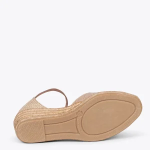 Esparto Y Alpargatas<miMaO Altea Coco - Cunas De Esparto Textura Coco Beige