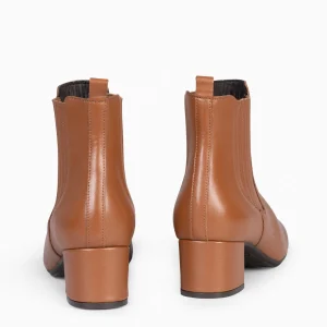 Botines De Mujer<miMaO Arizona Napa - Botines Chelsea Mujer Camel