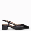 Zapatos De Fiesta<miMaO Audrey – Bailarinas Destalonadas Con Tacón Negro