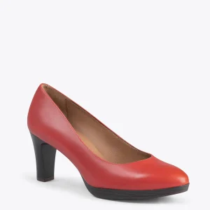 Special Prices<miMaO Azafata - Zapatos Con Tacón Y Plataforma Rojo
