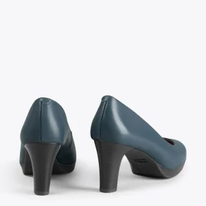 Special Prices<miMaO Azafata - Zapatos Con Tacón Y Plataforma Azul