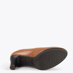 Special Prices<miMaO Azafata - Zapatos Con Tacón Y Plataforma Camel