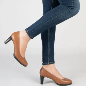 Special Prices<miMaO Azafata - Zapatos Con Tacón Y Plataforma Marron