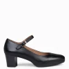 Urban Zapatos De Tacón<miMaO Azafata Pulsera – Zapatos De Mujer Con Plataforma Y Tacón Bajo Negro
