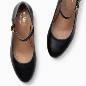 Urban Zapatos De Tacón<miMaO Azafata Pulsera – Zapatos De Mujer Con Plataforma Y Tacón Bajo Negro