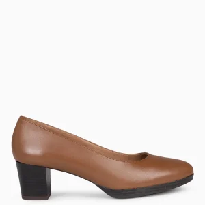 Urban Zapatos De Tacón<miMaO Azafata S - Zapatos De Tacón Bajo Con Plataforma Marron