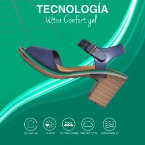 Sandalias De Tacón<miMaO Balear – Sandalia Bio Mostaza Con Tacón