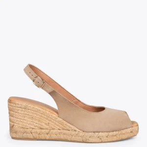 Esparto Y Alpargatas<miMaO Balerma – Cunas De Esparto Altas De Serraje Beige
