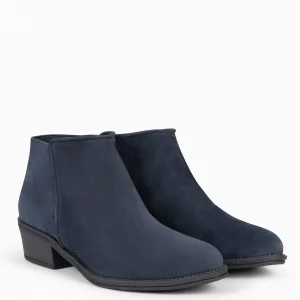 Botines De Mujer<miMaO Baltimor - Botines Piel Mujer Hidrofugo De Color Marino