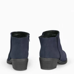 Botines De Mujer<miMaO Baltimor - Botines Piel Mujer Hidrofugo De Color Marino