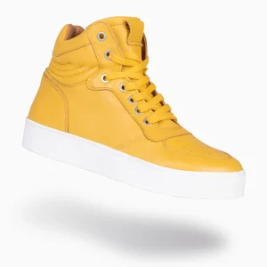 Deportivas<miMaO Basket - Zapatillas Altas De Mujer Mostaza