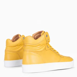 Deportivas<miMaO Basket - Zapatillas Altas De Mujer Mostaza