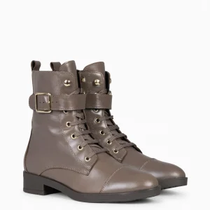 Botines De Mujer<miMaO Belfast - Botin Casual Mujer Taupe