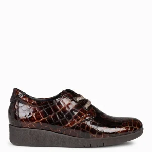 Cunas Confort<miMaO Blucher Coco - Mocasin Cordones Elasticos Marron
