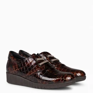 Cunas Confort<miMaO Blucher Coco - Mocasin Cordones Elasticos Marron