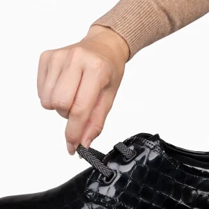 Cunas Confort<miMaO Blucher Coco - Mocasin Cordones Elasticos Negro