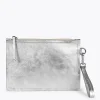 Bolsos De Mujer<miMaO Bolso Urban Liso De Piel Plata