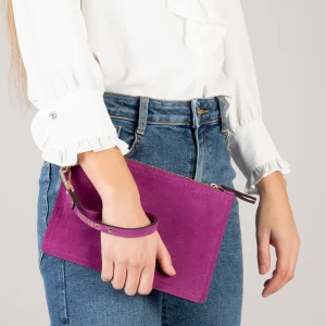 Bolsos De Mujer<miMaO Bolso Urban Liso De Piel Buganvilla