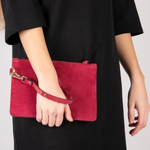 Bolsos De Mujer<miMaO Bolso Urban Liso De Piel Frambuesa