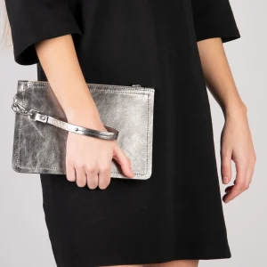 Bolsos De Mujer<miMaO Bolso Urban Liso De Piel Plomo