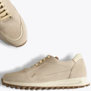 Zapato<miMaO Boston Zapatillas De Piel Para Hombre Beige