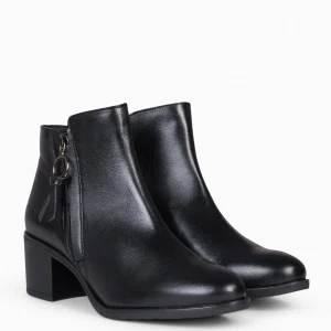Botines De Mujer<miMaO Brest - Botines Con Cremallera Lateral Negro