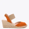 Esparto Y Alpargatas<miMaO Cala – Cuna De Esparto Peeptoe Naranja