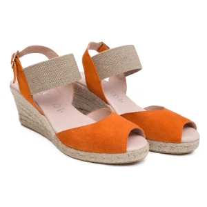 Esparto Y Alpargatas<miMaO Cala – Cuna De Esparto Peeptoe Naranja
