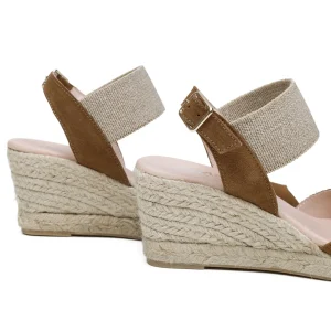 Esparto Y Alpargatas<miMaO Cala – Cuna De Esparto Peeptoe Cuero