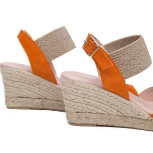 Esparto Y Alpargatas<miMaO Cala – Cuna De Esparto Peeptoe Naranja