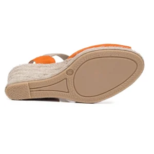 Esparto Y Alpargatas<miMaO Cala – Cuna De Esparto Peeptoe Naranja