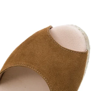 Esparto Y Alpargatas<miMaO Cala – Cuna De Esparto Peeptoe Cuero