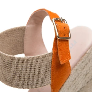 Esparto Y Alpargatas<miMaO Cala – Cuna De Esparto Peeptoe Naranja