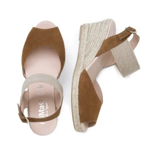 Esparto Y Alpargatas<miMaO Cala – Cuna De Esparto Peeptoe Cuero