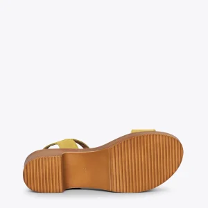 Sandalias De Tacón<miMaO Cala Sandalias Con Plataforma Amarillas