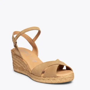 Esparto Y Alpargatas<miMaO Calpe Cuna De Esparto Artesanal Con Tiras Cruzadas Beige
