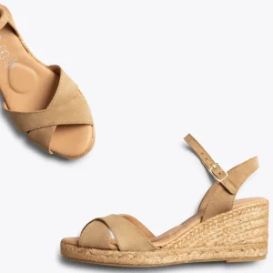 Esparto Y Alpargatas<miMaO Calpe Cuna De Esparto Artesanal Con Tiras Cruzadas Beige