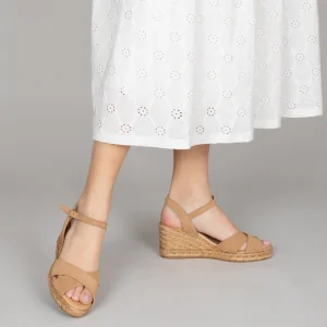Esparto Y Alpargatas<miMaO Calpe Cuna De Esparto Artesanal Con Tiras Cruzadas Beige