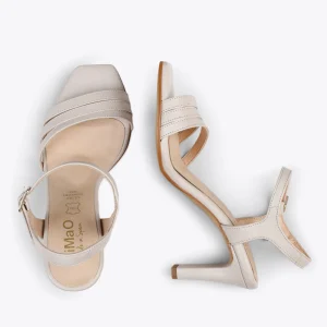 Sandalias De Tacón<miMaO Cannes – Sandalias De Fiesta Con Tacón Fino Taupe