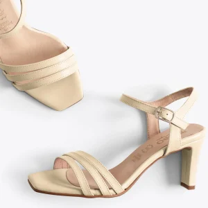 Sandalias De Tacón<miMaO Cannes Sandalias De Fiesta Tacón Recto Beige