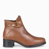 Botines De Mujer<miMaO Cardiff - Botines Piel Para Mujer Camel