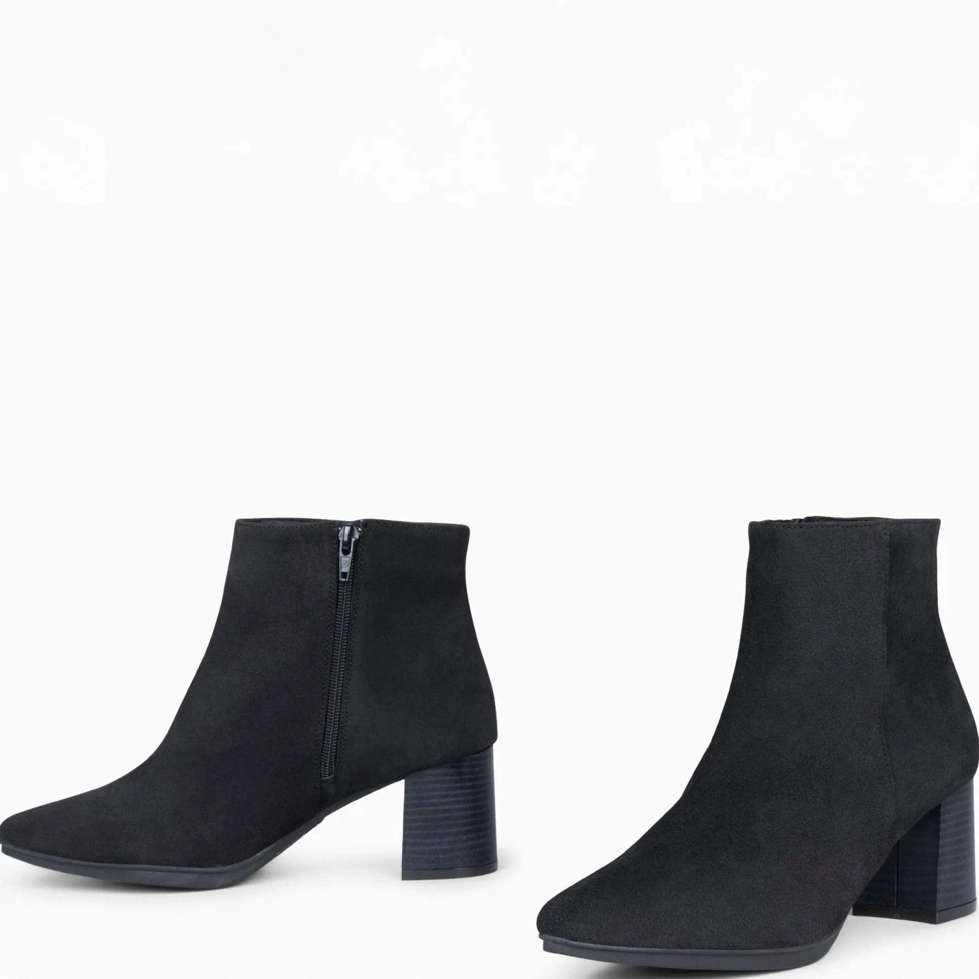 city__botines_de_tacn_anc_2-2.webp Botines De Mujer<miMaO City - Botines De Tacón Ancho Y Punta Fina Negro De Serraje