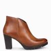 Botines De Mujer<miMaO Classic - Botines De Mujer Con Tacón Marron