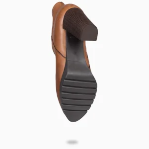 Botines De Mujer<miMaO Classic - Botines De Mujer Con Tacón Camel