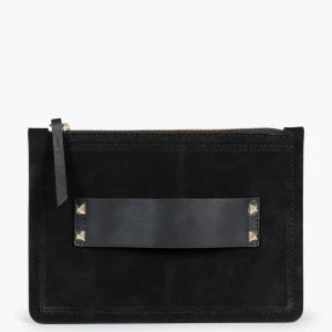 Bolsos De Mujer<miMaO Classic Bolso Bandolera De Piel Con Doble Cremallera Negro